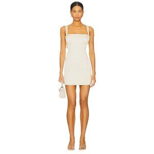 MORE TO COME Malia Mini Dress in Baby Yellow Large New Womens Cocktail Party